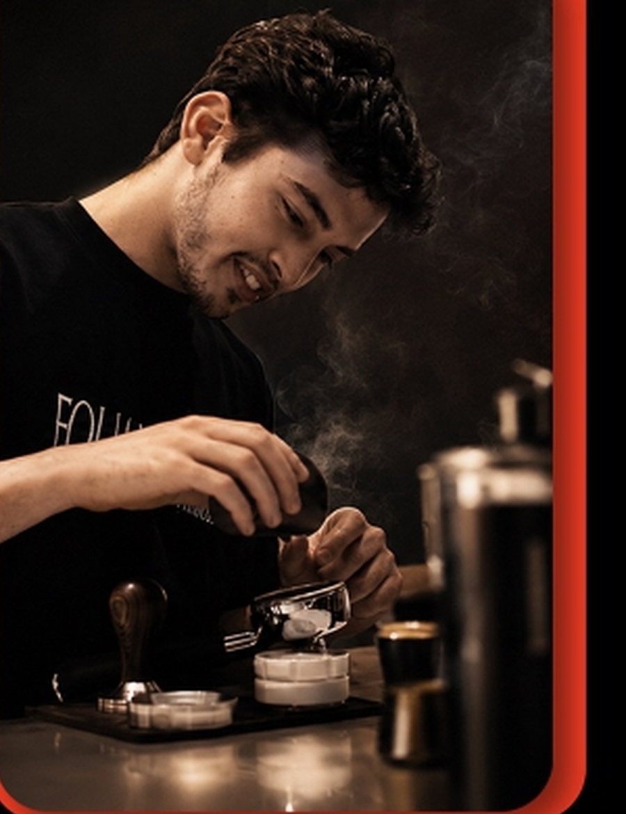 Mahmoud Awad Zakaria El-Polisy Brewing Coffee