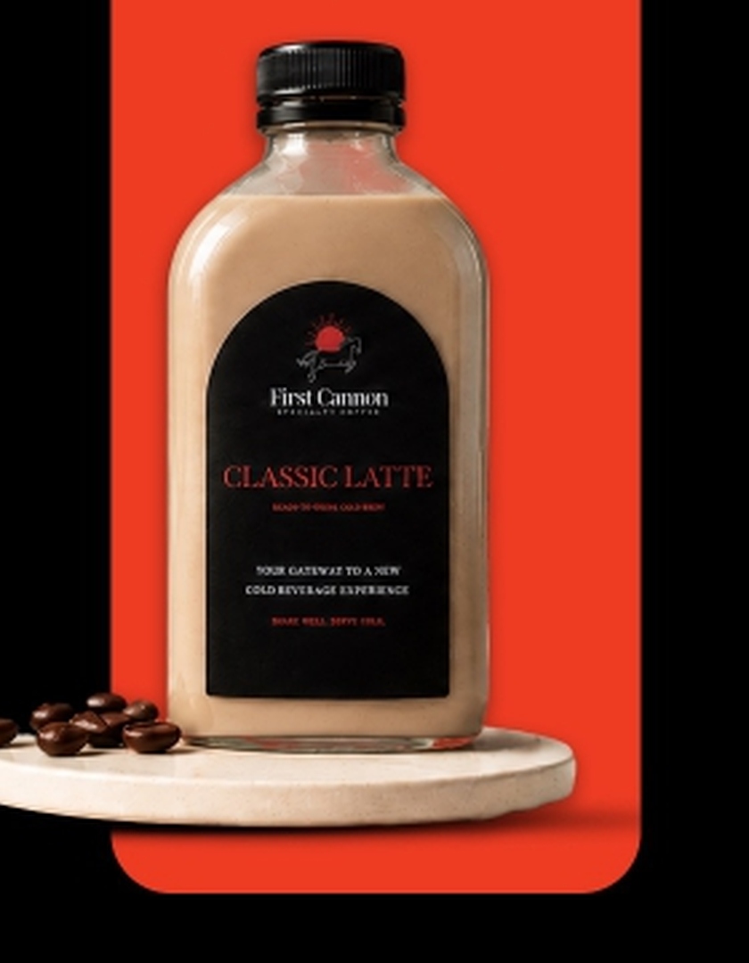 First Cannon Ready-To-Drink Classic Latte Bottle